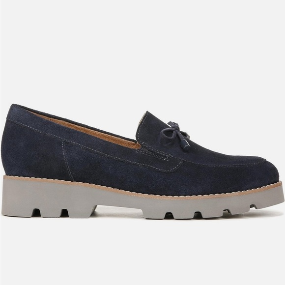 NEW Vionic Women’s Navy Blue Finley Suede Tassle Loafer 9.5 Shoes Slip On - Picture 5 of 13